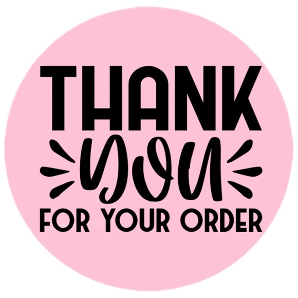 100 thank you for your order stickers | packaging supplies NWT - Picture 7 of 11